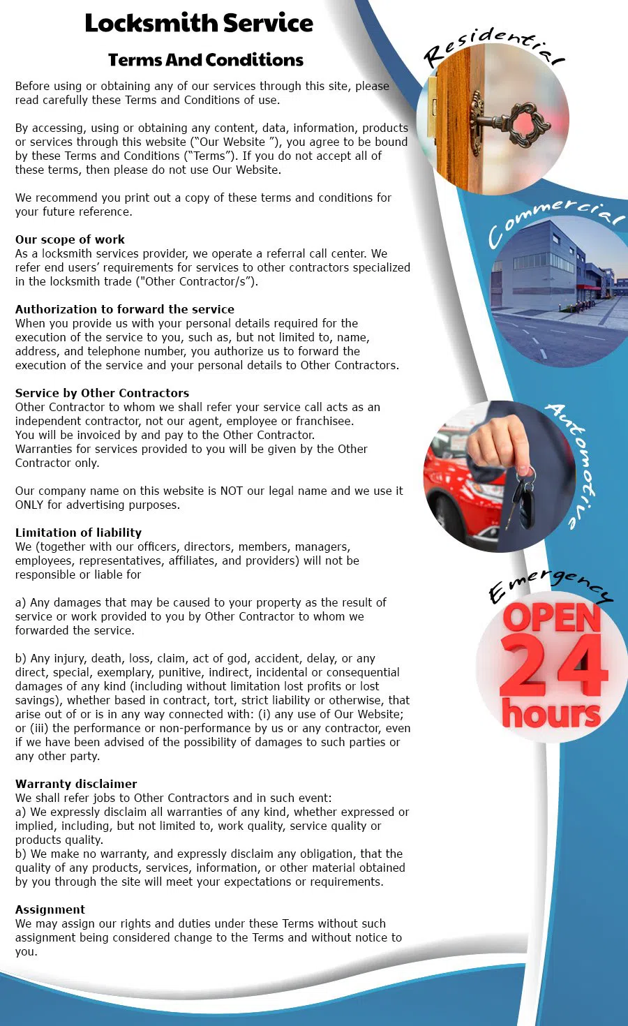 Community Locksmith Store Broomfield, CO 303-566-0898 - terms-ls